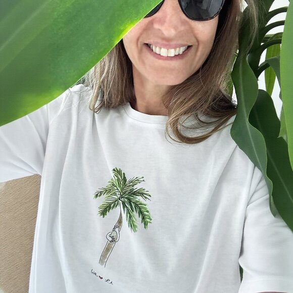 KULE x Darcy Miller The Modern LA Tee in White Size Medium - Picture 1 of 4